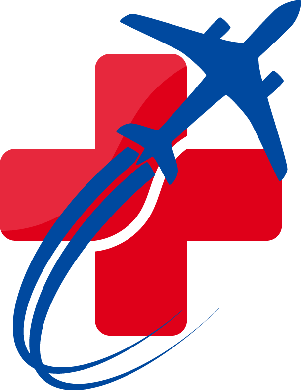 Repülőorvos – AeMC Budapest logó